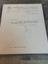 Laurence Olivier Pair of Typed