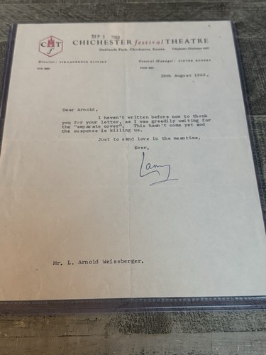 Laurence olivier pair typed - olivier, of