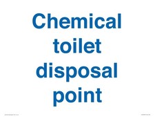 Chemical Toilet Disposal Point Sign - A3L