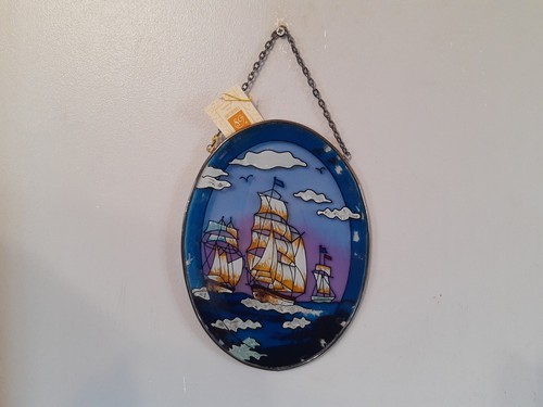 Wall hanging plaque stained - wall,