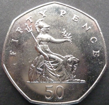 1983 UNCIRCULATED FIFTY PENCE
