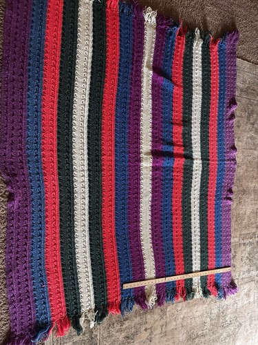 Vintage afghan blanket - afghan,
