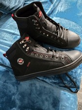 Lee Cooper Retro Baseball High Top SB/SRA Men's Safety Boot - Black, UK 7