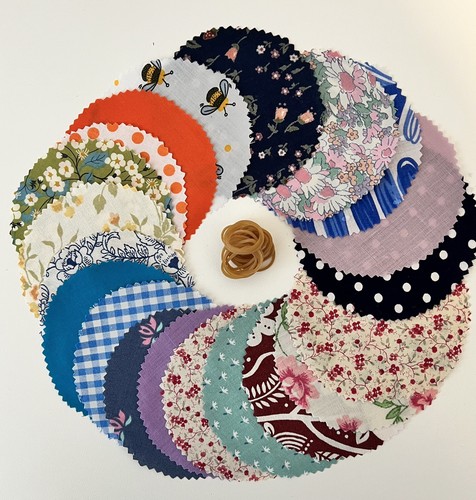 Mini handmade fabric jam - 20,