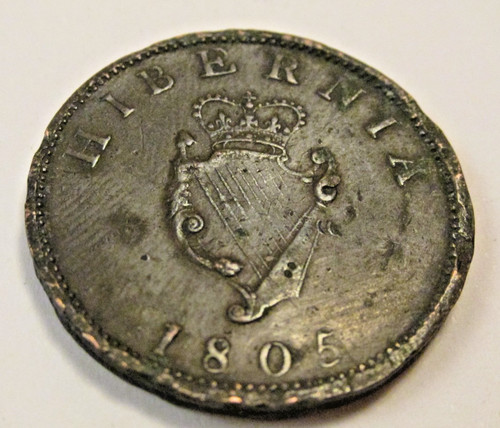 1805 hibernia irish - irish, penny
