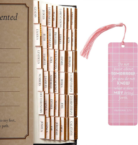 Bible tabs 96pc laminated - bible,