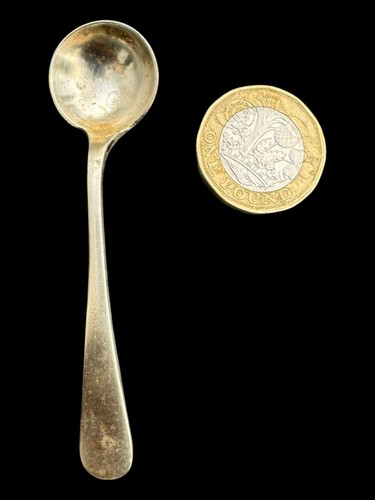 Vtg silver plate mustard - mustard, or