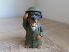 Blythe Collectables Dogsbodies 202 Sergeant Barker Figurine, Rottweiler WW2 Gift