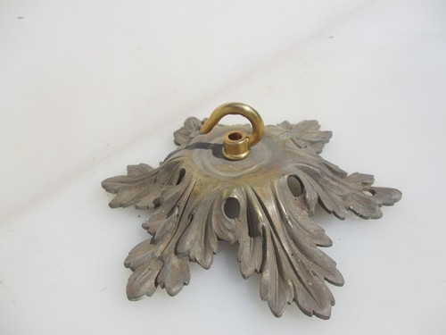 Antique brass ceiling light - brass,
