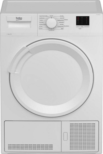 Beko dtlce80041w 8kg condenser - dtlce80041w,