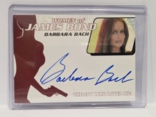 Women of James Bond In Motion Auto Autograph WA3 Barbara Bach Major Anya Amasova
