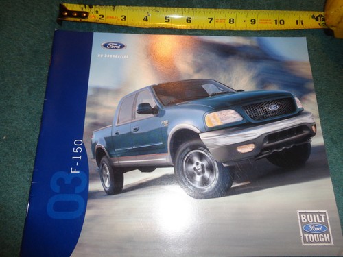 2003 ford truck sales brochure - sales,