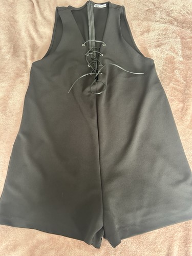 Zara black smart playsuit - zara,