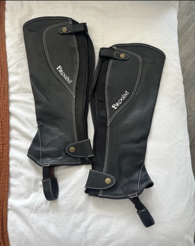 Brogini large black - brogini, leather