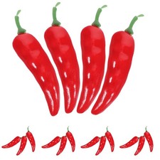 40 Pcs Mini Simulation Artificial Chili Pepper Foam Models for Shop Display