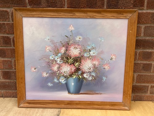 Framed oil canvas - oil,