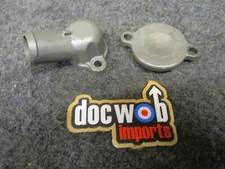 Kawasaki KXF450 2016-2018 Used genuine oil filter cover + water outlet KX2881