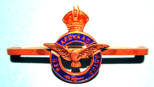 Raf crest sweetheart - sweetheart, brooch