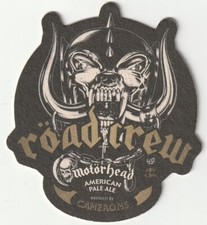 BEER MAT - CAMERONS BREWERY - MOTORHEAD ROAD CREW PALE  - (Cat No 218) - (2016)