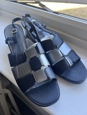 Vintage Y2K Leather Peep Toe