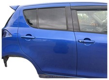 SUZUKI SWIFT MK3 5DR 12-17 OFFSIDE DRIVERS RIGHT REAR BARE DOOR ZUM BOOST BLUE