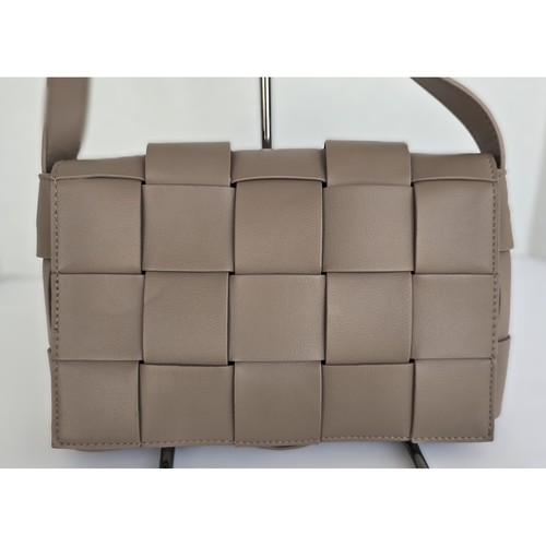 Woven leather crossbody - woven,