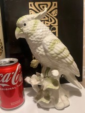 Original Casa Pupo Large Ceramic Cockatoo Made in Portugal