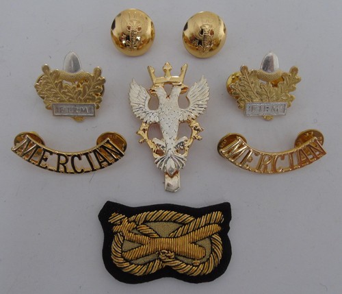 Mercian regiment cap collar - mercian,