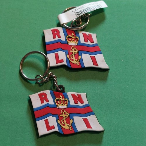 Rnli rubber flag keyring - rnli,