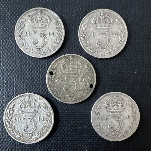 George british threepence - british,