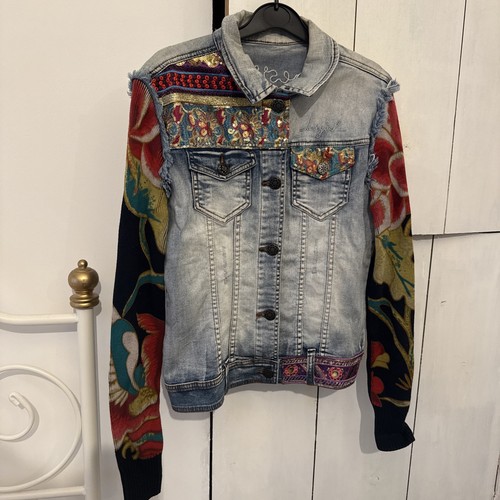 Desigual jacket womens blue - jacket, 42