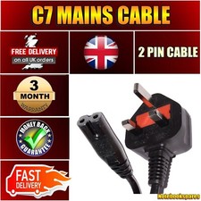 Power cord pin plug to - cord, c7