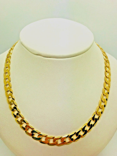 9ct yellow solid - solid, curb