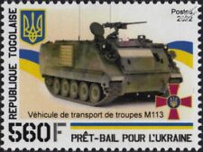 War in Ukraine - M113 Armored Personnel Carrier (APC) Vehicle Stamp (2022 Togo)