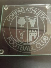 Forfar athletic glass coaster - forfar,