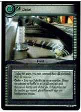 STAR TREK CCG 2E TO BOLDLY GO RARE CARD DABO! 8R28 ex