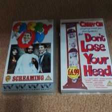 2 Carry On Films On VHS Video