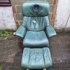 Large Ekornes Green Vintage