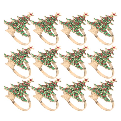 Pcs christmas napkin rings - 24,