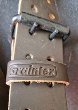 Brown Leather Graintex Tool Belt, One Size Fits 28"- 50" - Belt Only NO tool Bag