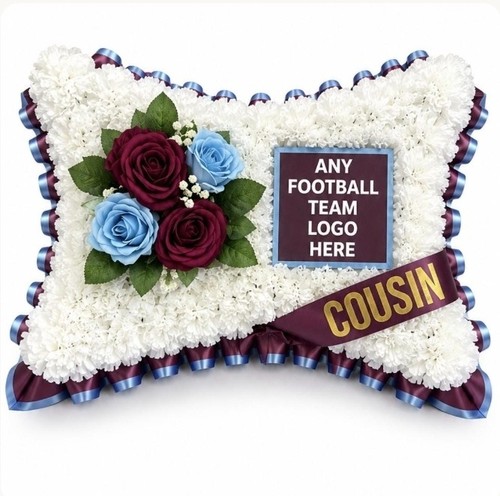 Personalised football funeral - personalised,