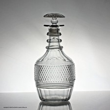 Georgian hobnail diamond-cut