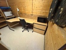 Staples L shaped desk with