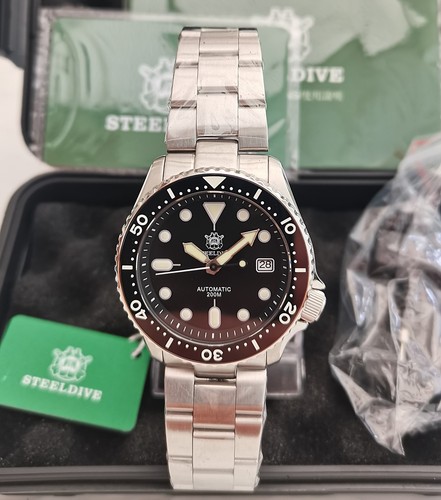Bnib steeldive sd1973 black - bnib,