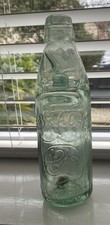 Antique Green Glass Cod Bottle