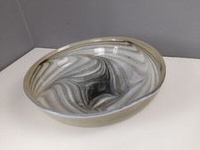 Large Studio Glass Beige Bowl