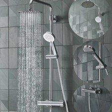 Tavistock Quantum Cool Touch Thermostatic Dual Function Bar Valve Head/Handset 