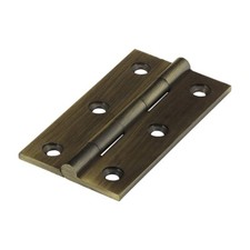 Solid Drawn Brass Hinges Antique Brass - 64 x 35 Timco 234963