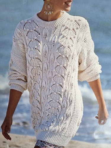 Crepe knitting pattern - dk,