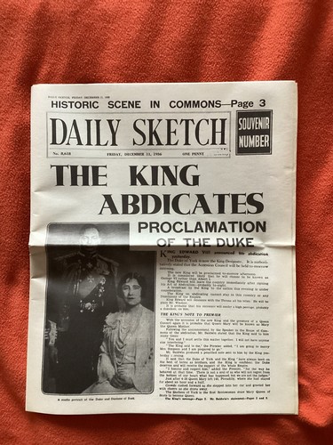 King edward viii abdicates - edward,